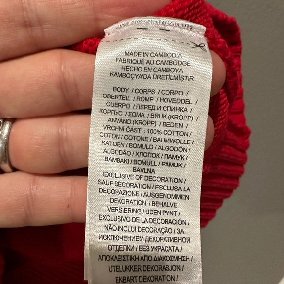 Lauren Ralph Lauren Intarsia-Knit Foxhound Cotton Sweater Sz XL EUC - Picture 5 of 9